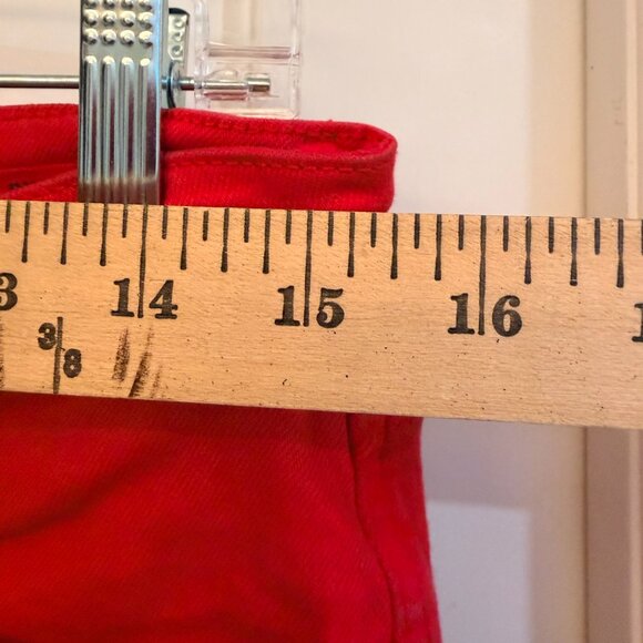 Judy Blue Red Skinny Jeans Size 13/31 - Picture 8 of 12